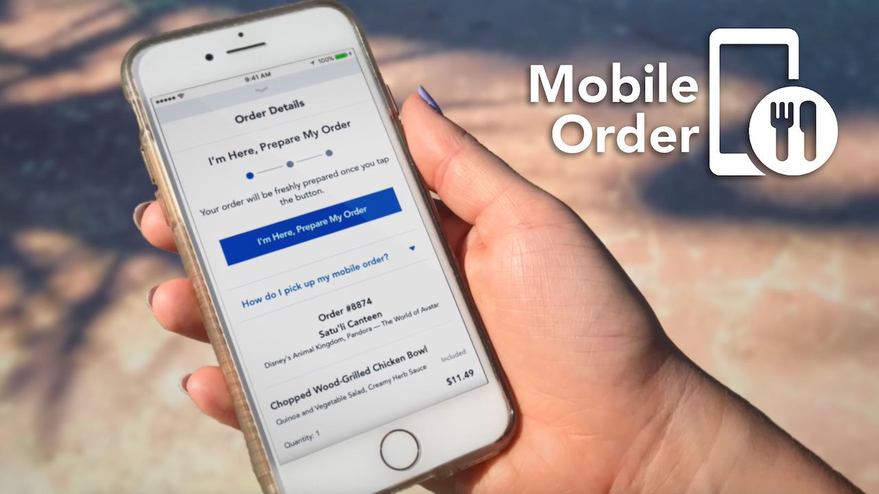 Mobile Order Screen