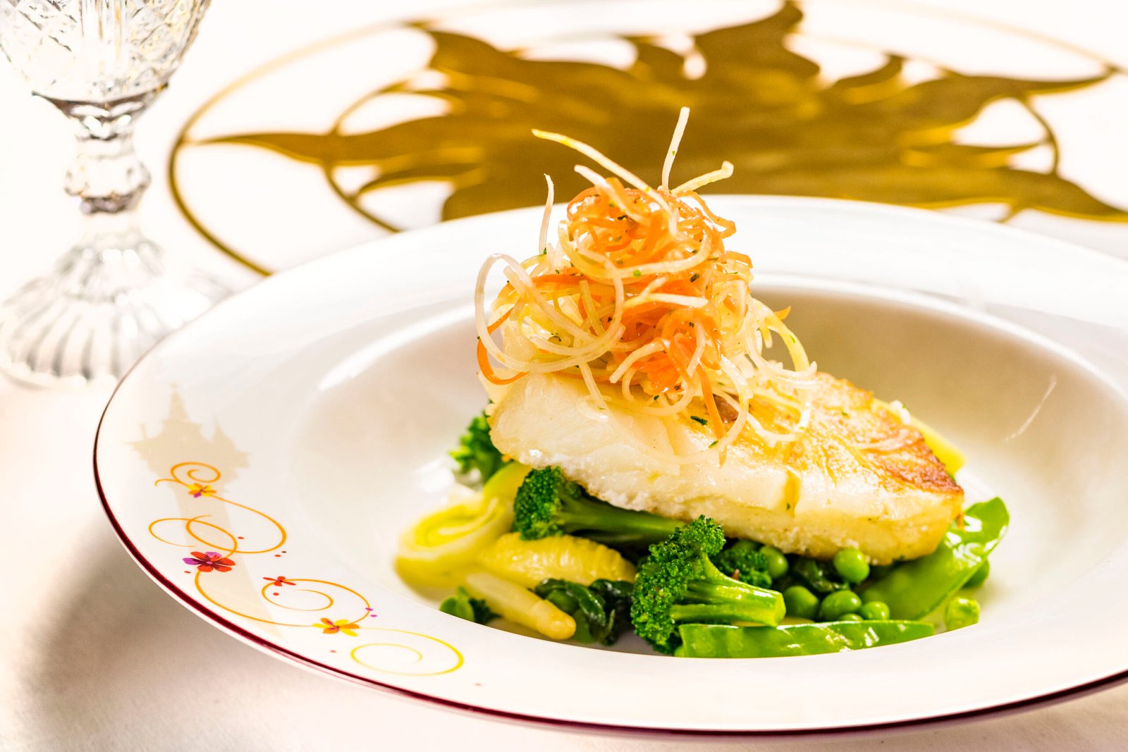 Pan Seared Sea Bass – Courtesy Disney Cruise Line