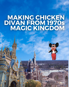Making Chicken Divan from 1970s Magic Kingdom