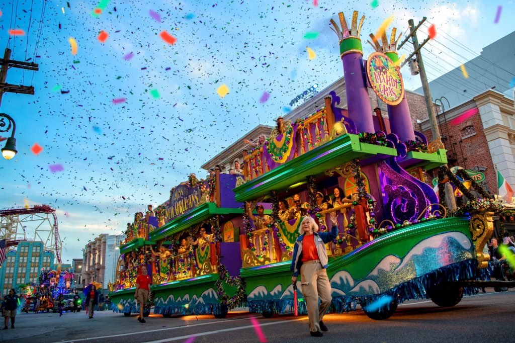 Universal Orlando Mardi Gras Parade Float