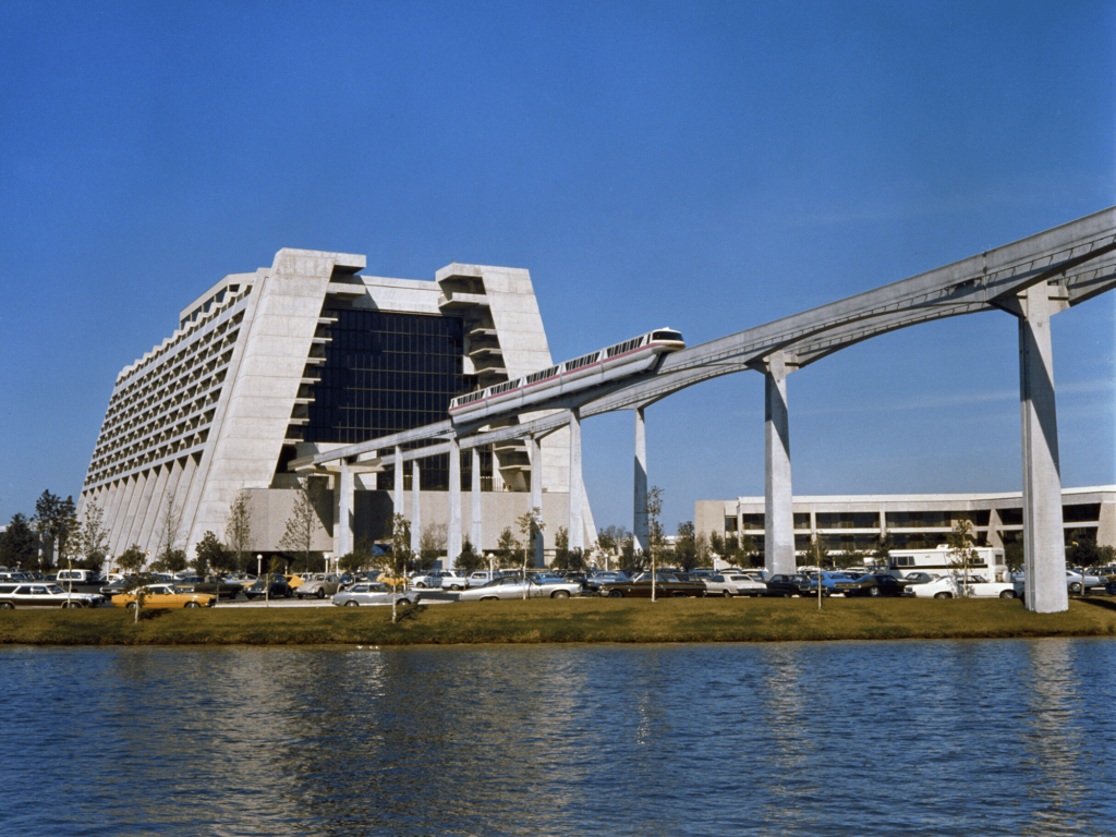 Contemporary Resort and Monorail at Walt Disney World